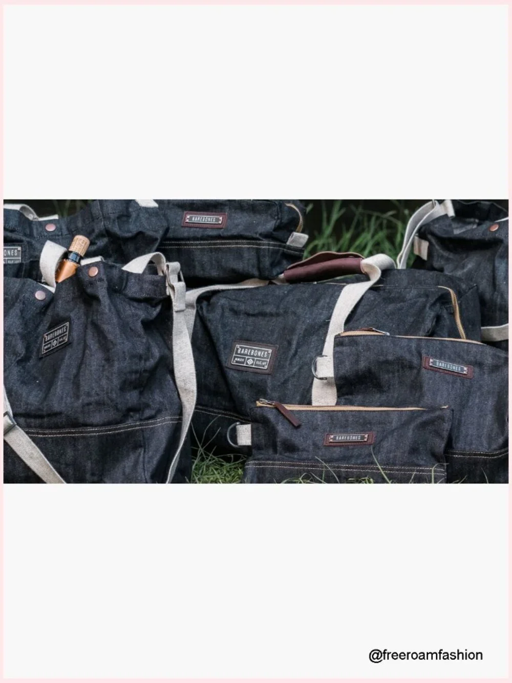 Waxed Canvas Tote - Heavy Duty Reusable Grocery Bag - Market Tote